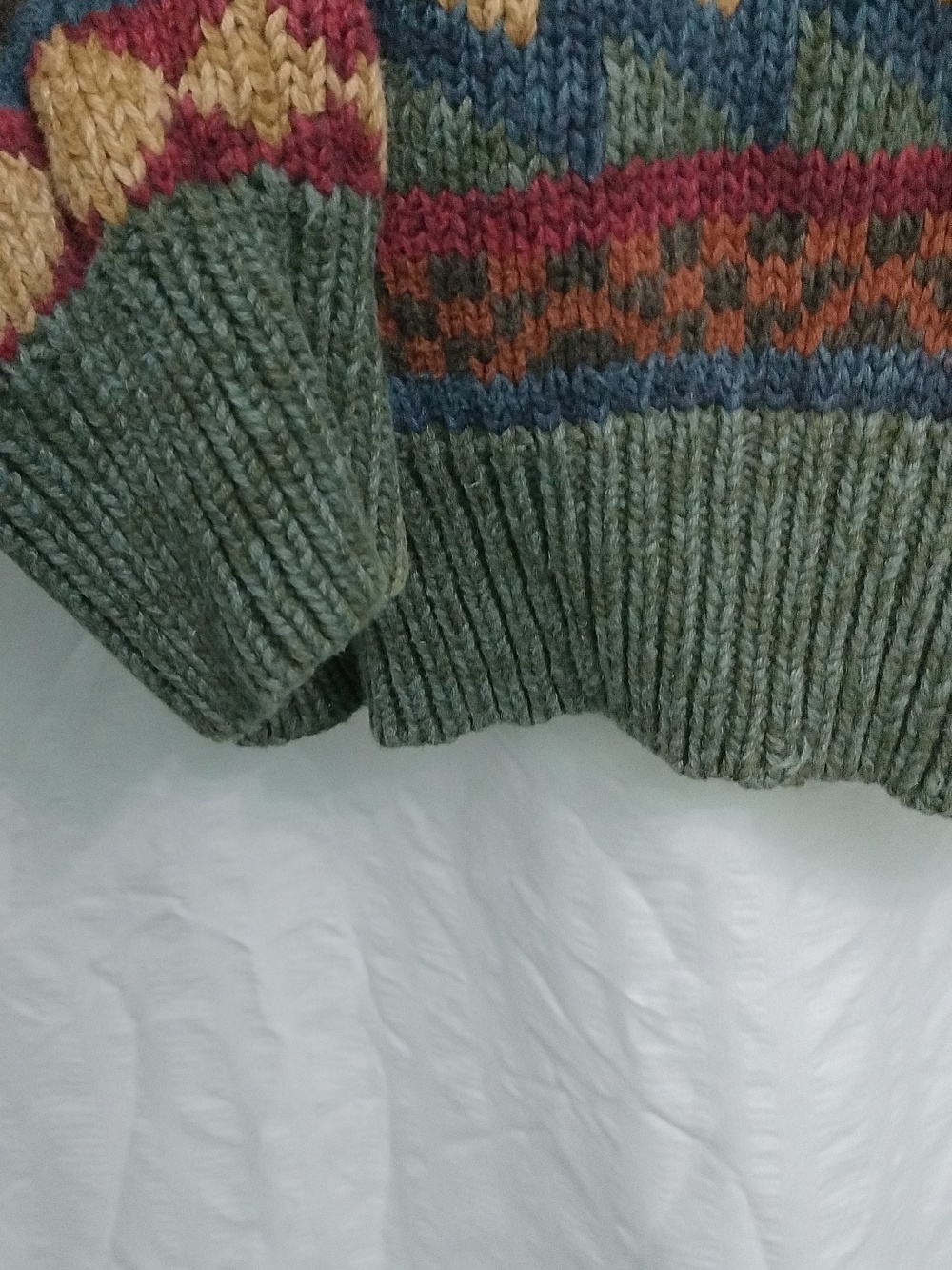 Vintage St Johns Bay Geometric Patterned Sweater - Picture 3 of 4